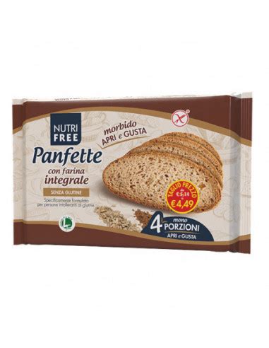 Pane E Sostituti Senza Glutine Nutrifree Panfette Integrale Promo G