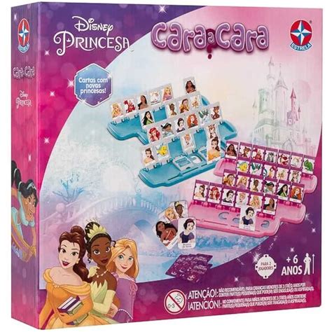 Jogo Cara A Cara Princesas Disney Estrela Shopee Brasil