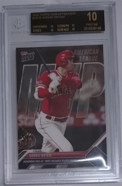 日本代購代標第一品牌樂淘letao1円 BGS10 黒ラベル Topps Now トップスナウ オフシーズン 大谷翔平 MVP