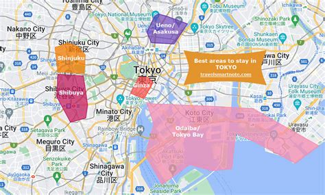 Best Areas To Stay In Tokyo For First Time Visitors Travel Smart Note