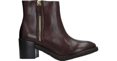 Lumberjack Leather Ankle Boots in Dark Brown (Brown) - Lyst