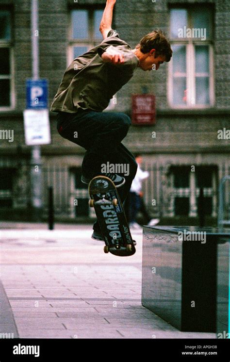 SKATEBOARDING ACTION SEQUENCE Stock Photo Alamy