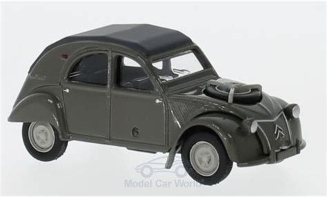 Miniature Citroen 2CV 1 64 Norev 4x4 Grise Voiture Miniature