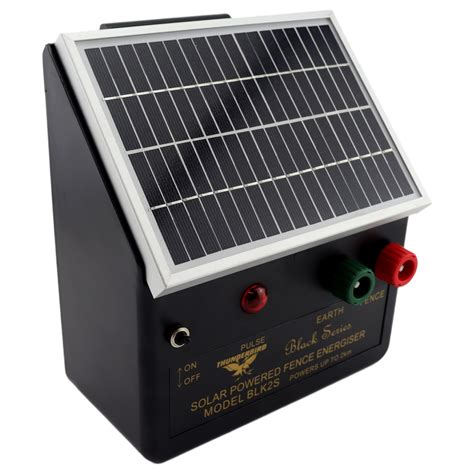 Thunderbird 2km Solar Electric Fence Energiser Blk2s Unit Self