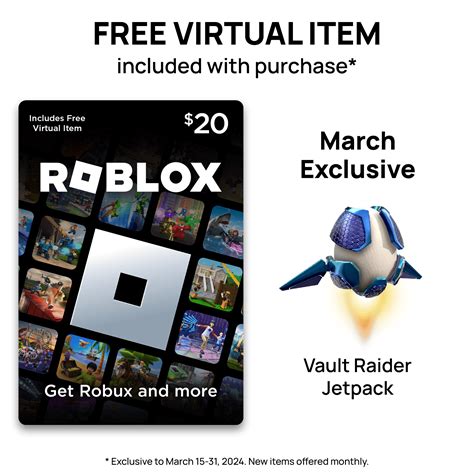 Roblox 20 Et Card [digital] Exclusive The Hunt Virtual Item