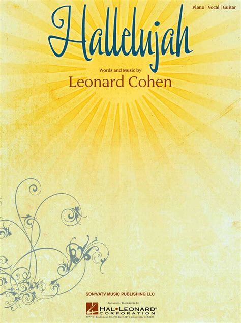 Hallelujah By Leonard Cohen By Leonard Cohen Read Online