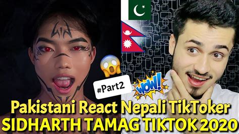 Pakistani React On Nepali Tiktoker Sidharth Tamag Tiktok Videos