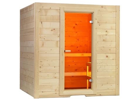 Cabine De Sauna Sentiotec Basic Medium Bati Sauna