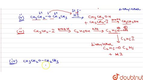 Diethyl Ether To Ethanol Conversion