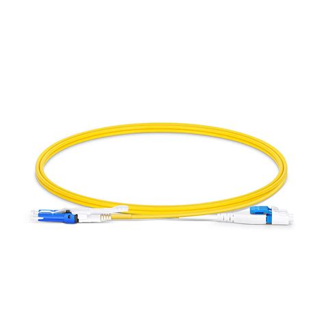 1m 3ft Senko CS UPC To LC UPC Flat Clip Uniboot Duplex OS2 Single