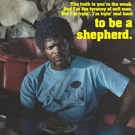 Trying To Be The Shepherd Pulp Fiction Jackson Carteleras De Cine