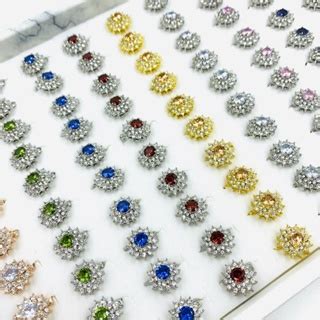 Elegant Brooch Korea Premium Brooch Batu Zircon Kerongsang Tudung Dagu