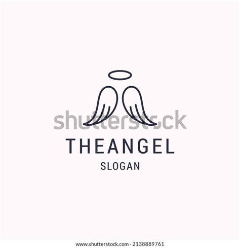Angel Logo Icon Design Template Vector Stock Vector Royalty Free