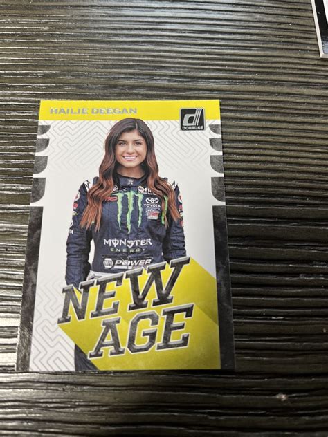 Panini Donruss Racing Nascar New Age Insert Na Hailie Deegan Ebay