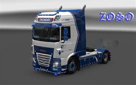 Daf Xf E6 Ohaha Nickoot Internationale Koeltransporten Skin