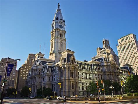 Philadelphia City Hall In Center City Philadelphia United States