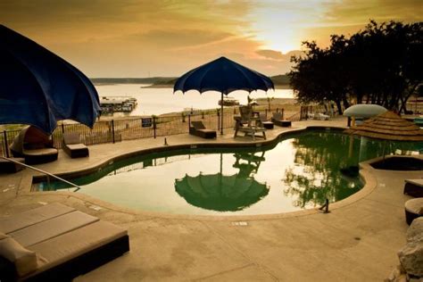 Poolside at sunset on Lake Travis | Lake travis, Beach resorts, Beach ...