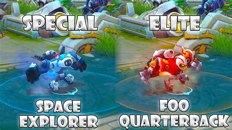 Jawhead Foo Quarterback Elite Skin VS Space Explorer Special Skin