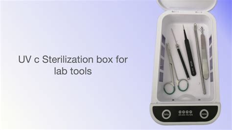 Uv C Sterilization Box For Your Lab Tools Youtube