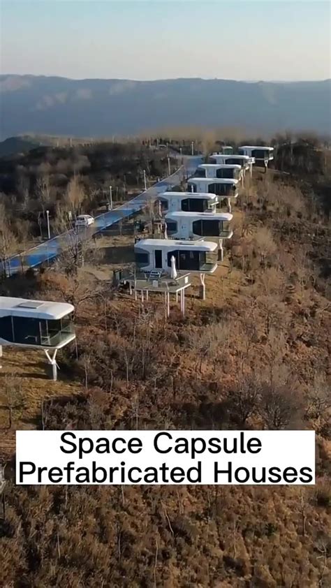 Aluminum Modern Design Mobile Capsule House Fully Furnishedcapsule