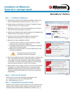 Remplissable En Ligne Installation De MDaemon Guide De D Marrage Rapide