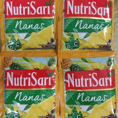 Jual Nutrisari Sachet Rasa Nanas 1 Renceng Isi 10sachet Di Seller Best