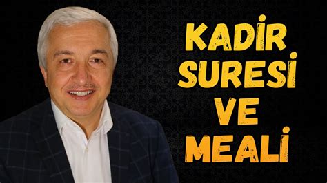 Kad R Sures Ve Meal Mehmet Okuyan Okudun Mu Youtube