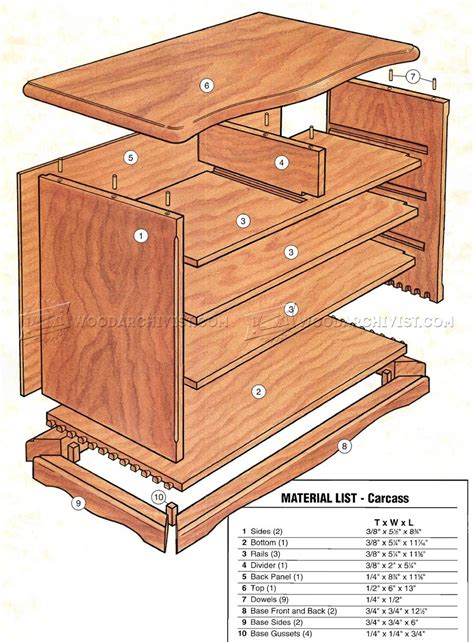 Heirloom Jewelry Box Plans Woodarchivist