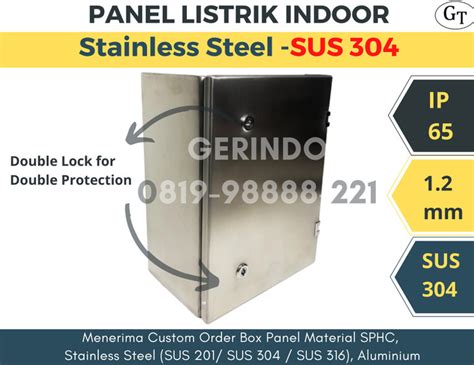 Jual Box Panel Listrik Stainless X X Mm Sus Mm Indoor Gt