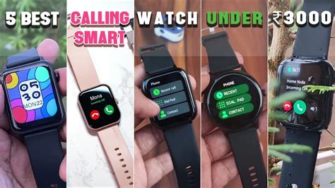 ⚡⚡top 5 Calling Smartwatches Under Rs 3000 Youtube