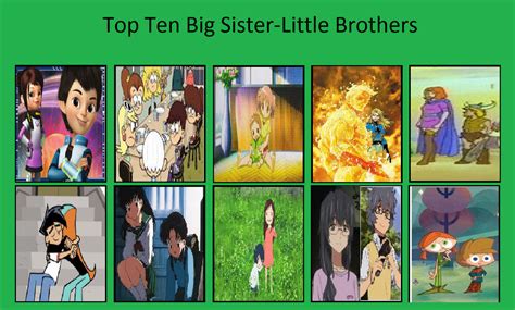 Top Ten Big Sisters Little Brothers By Ironraphra On Deviantart