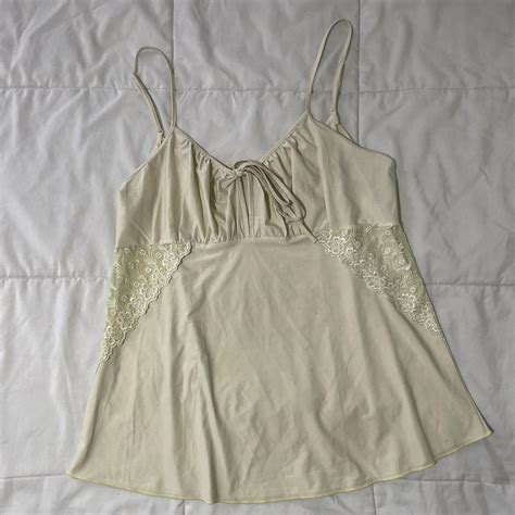 Satin Mesh Lingerie Top No Tag Looks Like About A M L Depop