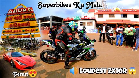 Loudest ZX10R Sunday Ride At Ahura Hotel Superbikes Ka Mela