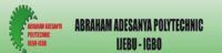 Abraham Adesanya Poly Post UTME Form 2024 2025