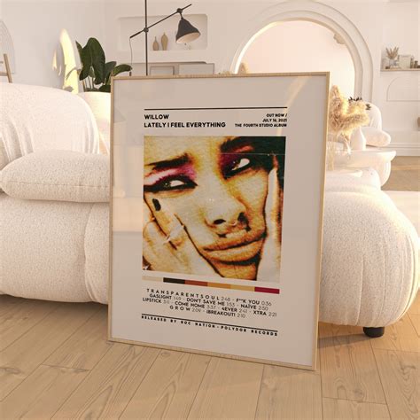 Willow Smith Lately I Feel Everything Album Poster / Album Poster ...