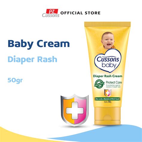 Jual Cussons Baby Cream Diaper Rash Krim Bayi Anti Ruam Popok 50gr