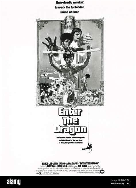 Enter The Dragon Us Poster From Top Ahna Capri John Saxon Jim