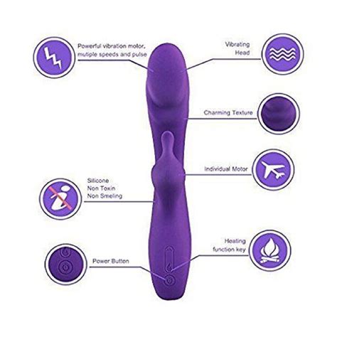 Multi Speed Vibrator G Spot Dildo Jack Rabbit Wand Waterproof Sex Toy