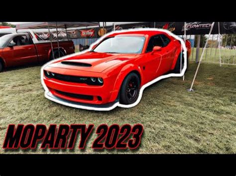 Holley Moparty All Mopar Car Show Youtube