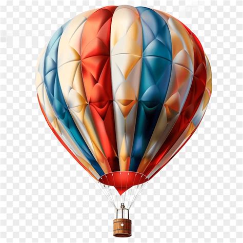 Premium Photo Isolated Photo Of Hot Air Balloon Isolated On White