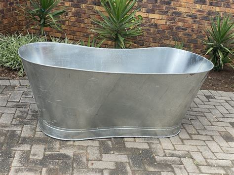 Free Standing Galvanised Steel Bath Tub Pstinman Trading