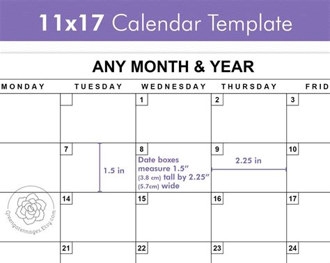 Download Any Month Calendar Template For Easy Planning