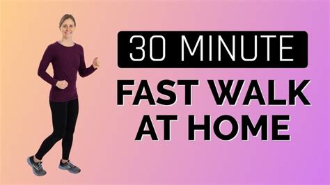 30 Minute Fast Walk- Workout with Jordan | Walking exercise, Workout ...