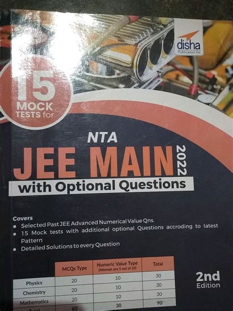 Textbooks Mock Test For Jee Main Nta Freeup