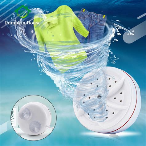 3in1 Washing Machine Portable Personal Rotating Ultrasonic Turbine