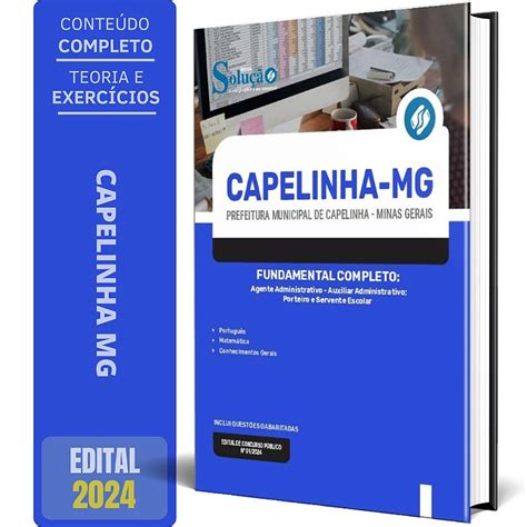 Apostila Prefeitura De Capelinha Mg Fundamental Completo