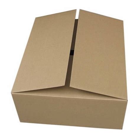 Brown Rectangular Cardboard Artwork Offset Printing Paper Corrugated