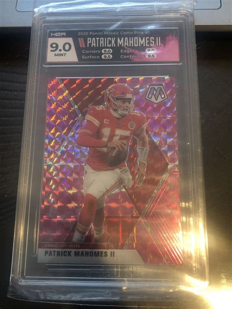 Panini Mosaic Patrick Mahomes Ii Camo Pink Prizm Hga Ebay