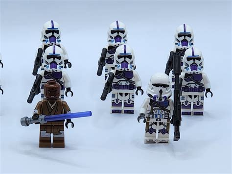 Star Wars 187th Battalion Purple Clone Trooper Minifigures Etsy