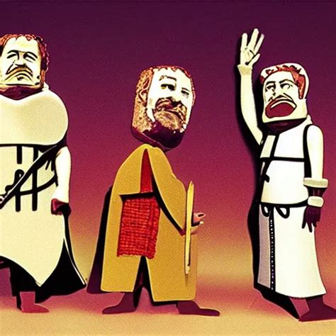 Monty Python Cutout Animation By Terry Gilliam Stable Diffusion